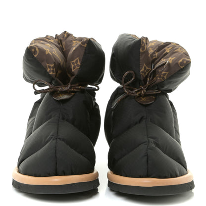 Louis Vuitton Nylon Monogram Pillow Comfort Ankle Boot 40 Black 2 of 14