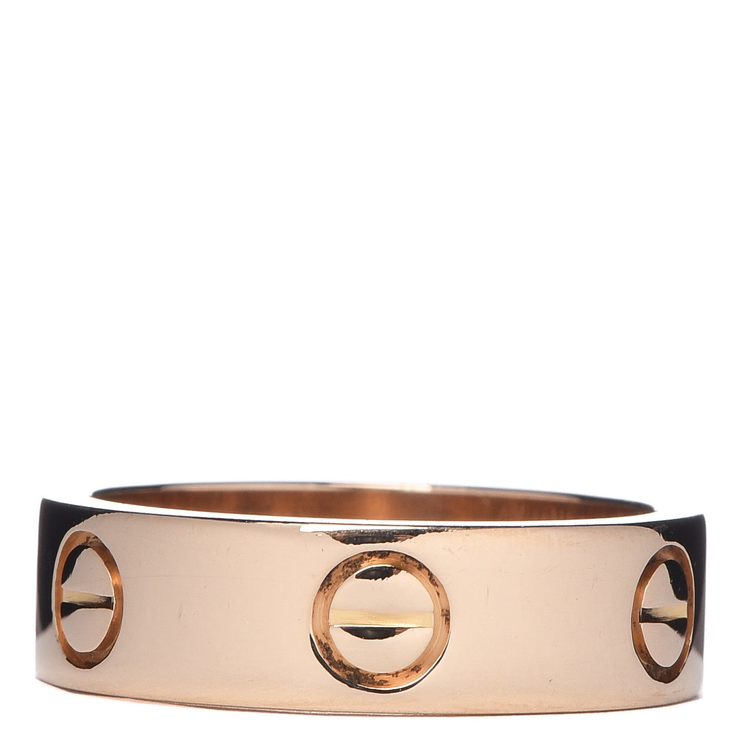 Cartier 18K Yellow Gold 5.5mm LOVE Ring 51 5.75 1 of 4