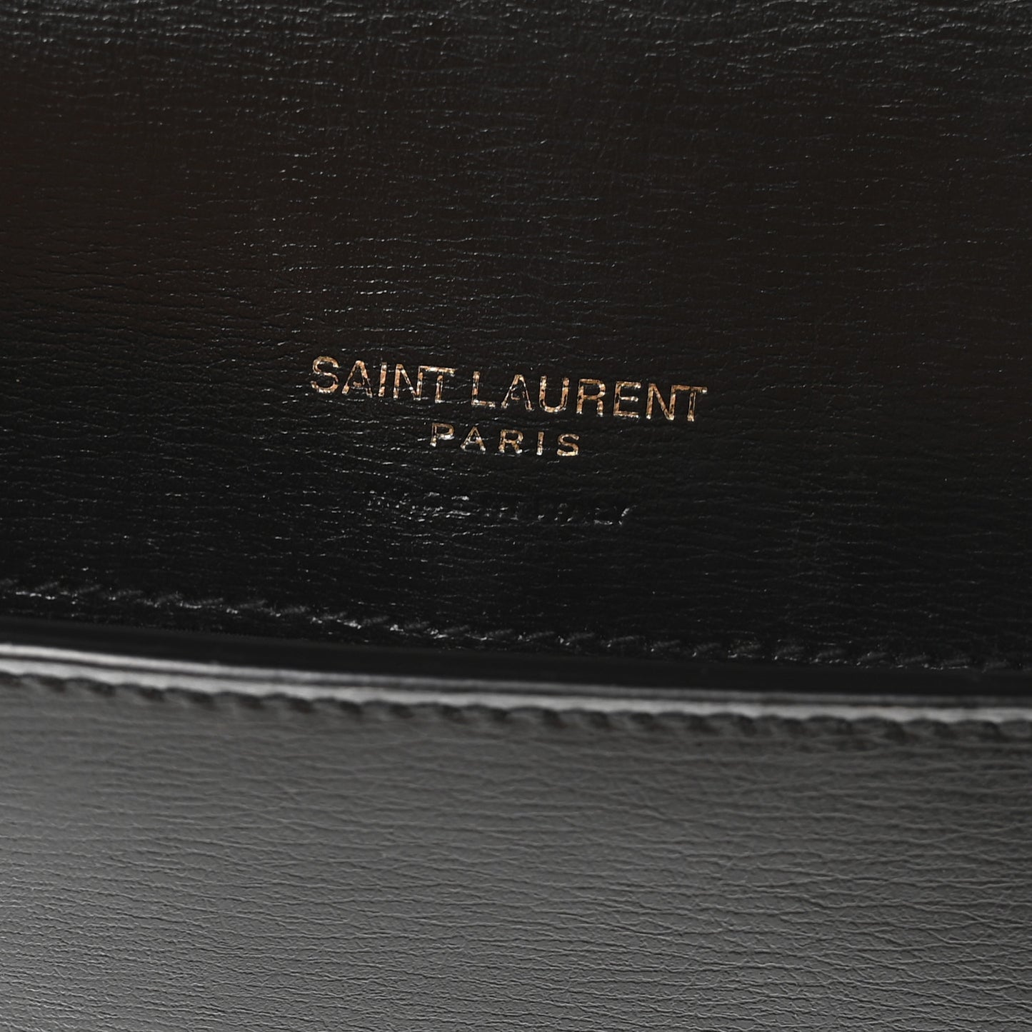 Smooth Calfskin Monogram Phone Holder Crossbody Black