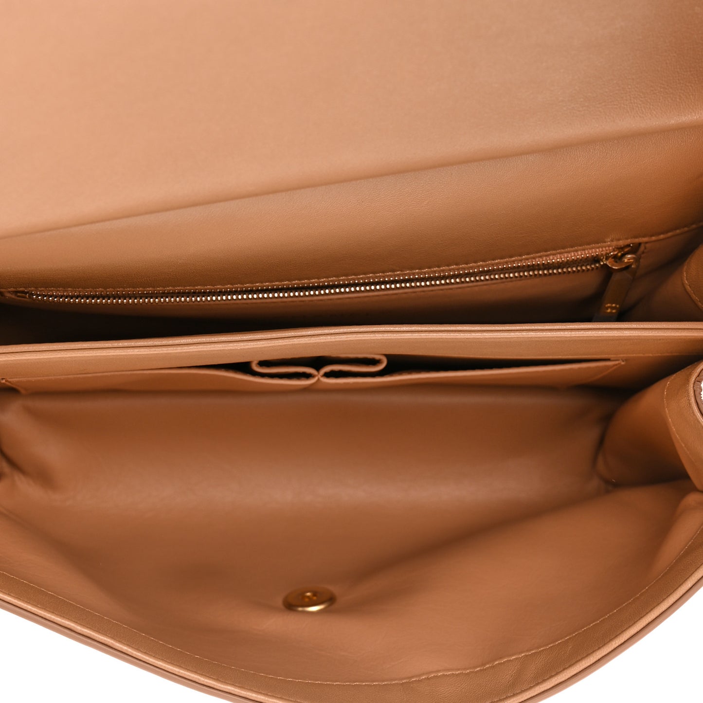 Lambskin Quilted Coco Lux Top Handle Flap Dark Beige