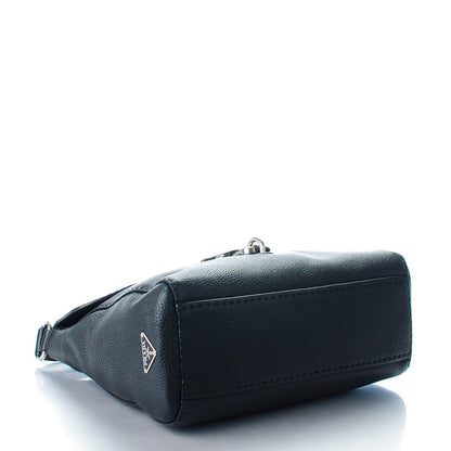 Prada Vitello Daino Shoulder Flap Bag Nero Black 4 of 7
