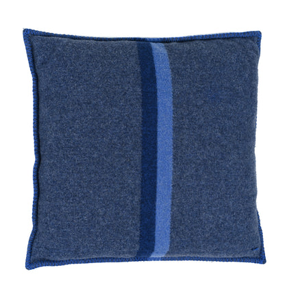 Louis Vuitton Wool Cashmere Cushion Pillow Blue Gray 2 of 4