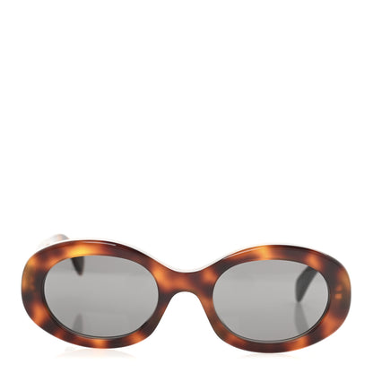 Celine Acetate Triomphe 01 Sunglasses CL 40194U Blonde Havana 2 of 9
