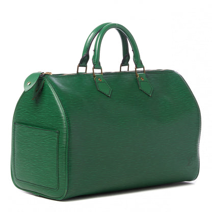 Louis Vuitton Epi Speedy 35 Borneo 2 of 9