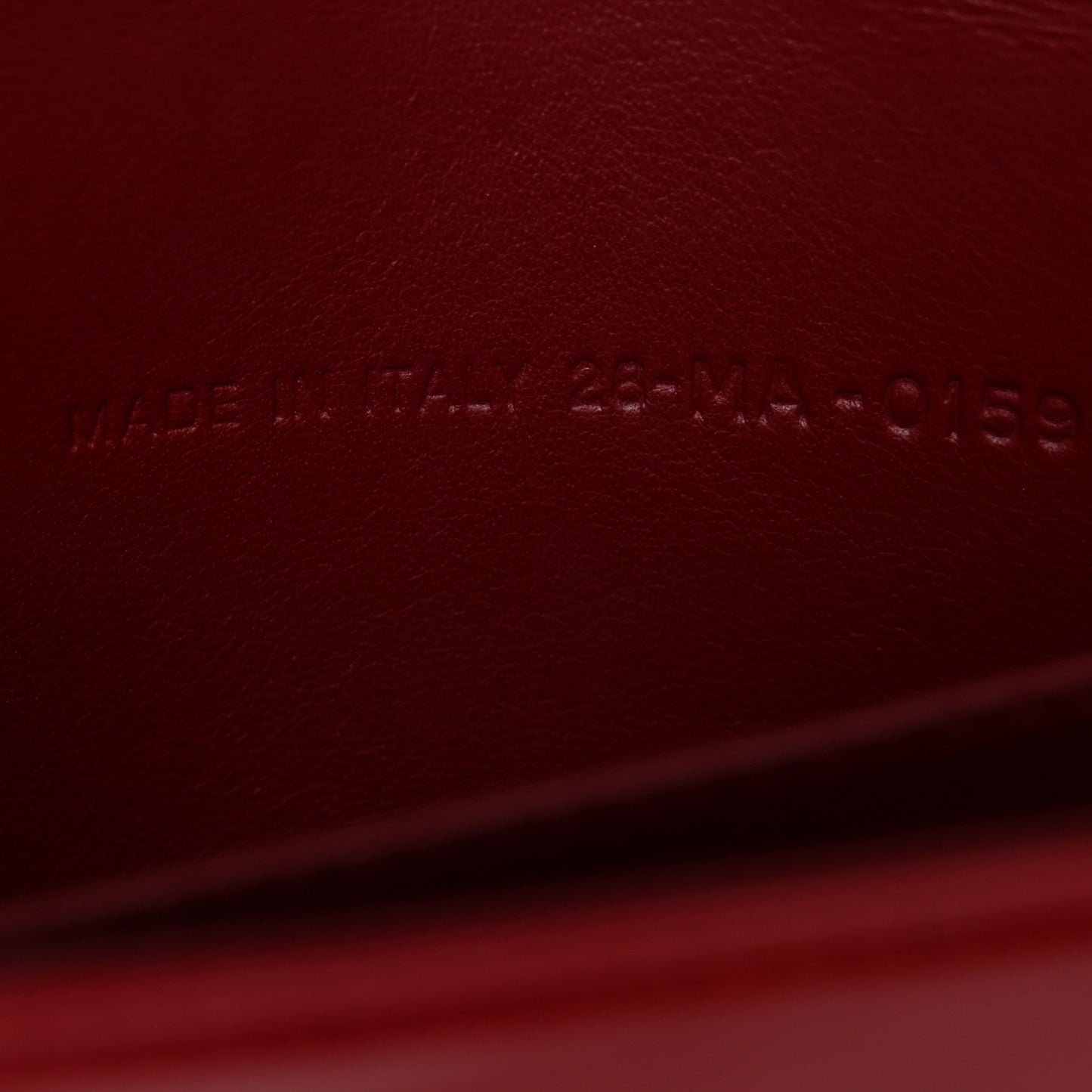 Patent Cannage Lady Dior Clutch Red Red