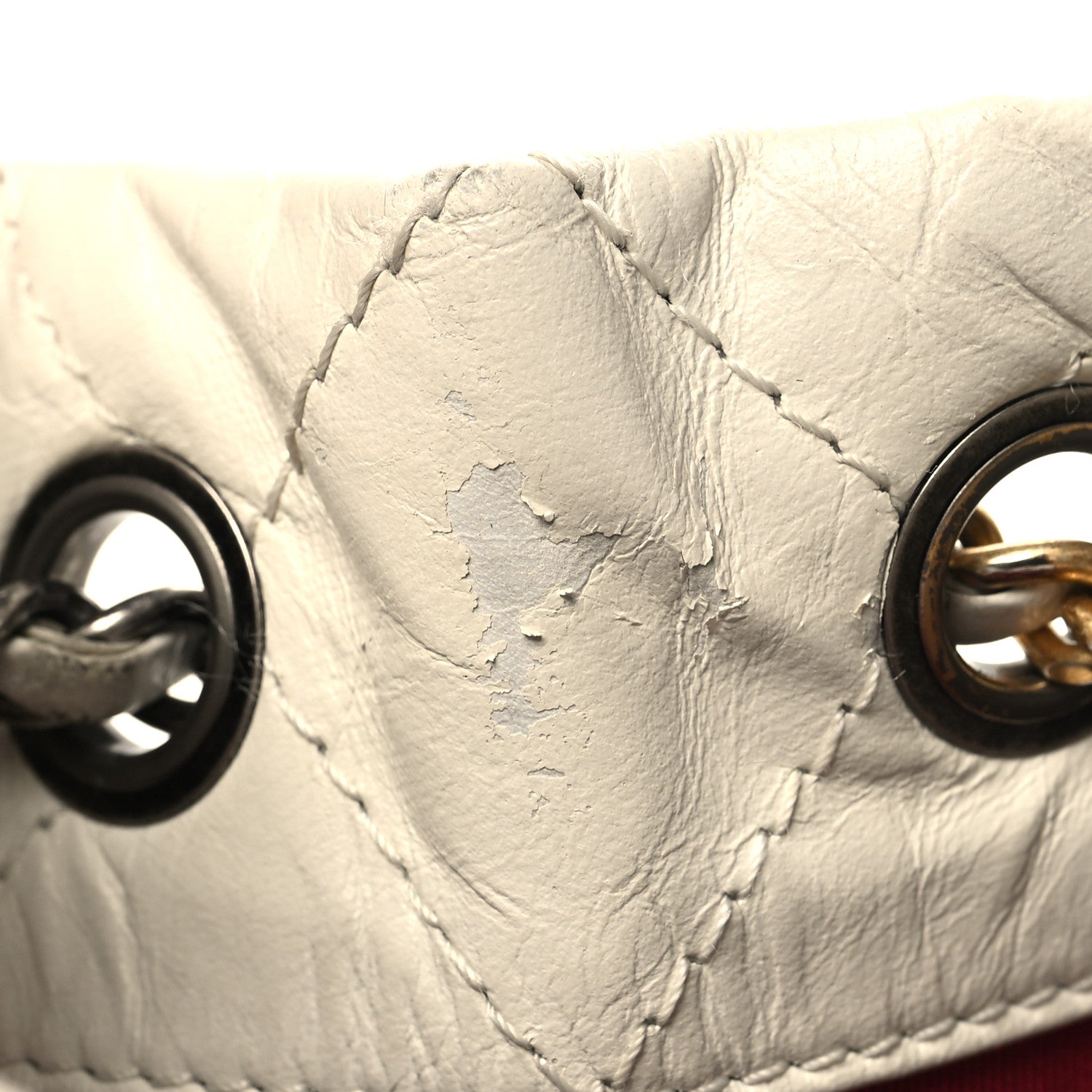 Chanel Aged Calfskin Quilted Small Gabrielle Backpack Black White 12 of 14