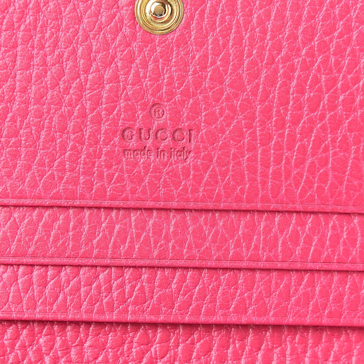 Dollar Calfskin GG Marmont Card Case Box Pink