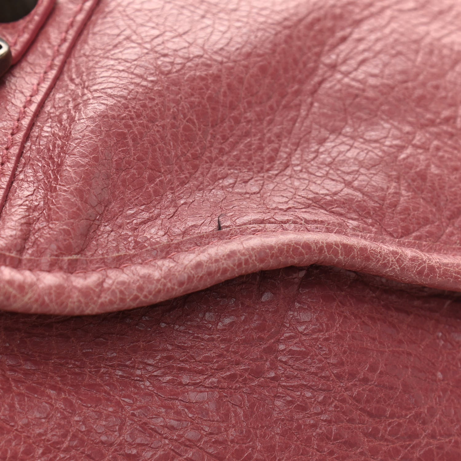 Balenciaga Agneau Classic Hardware Weekender Rose Bruyere 12 of 12