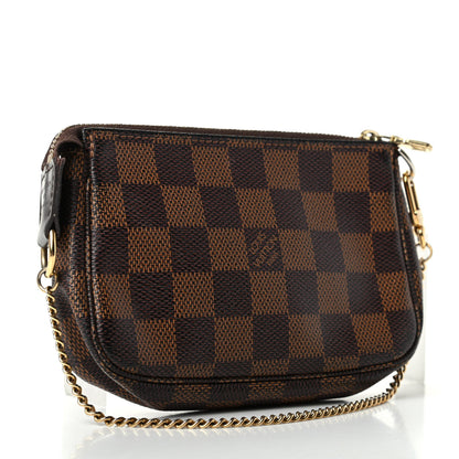 Louis Vuitton Damier Ebene Mini Pochette Accessories 3 of 7