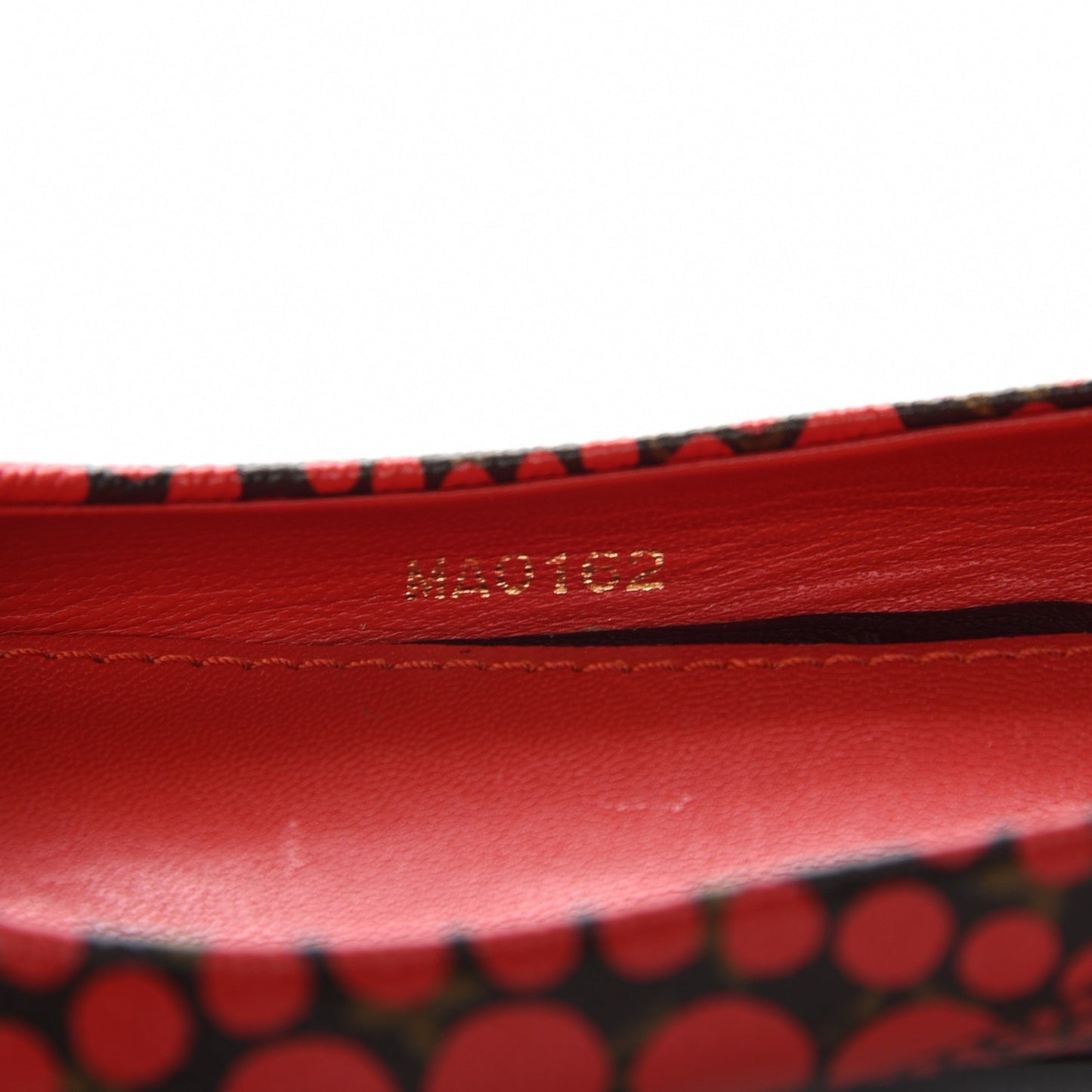 Monogram Kusama Town Flats 37 Red