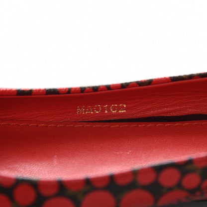 Louis Vuitton Monogram Kusama Town Flats 37 Red 8 of 8