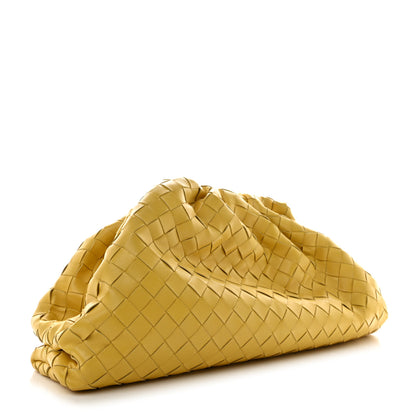 Bottega Veneta Nappa Maxi Intrecciato The Pouch Oversized Clutch Buttercup 3 of 8