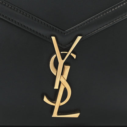 Saint Laurent Grain de Poudre Mini Classic Monogram Cassandra Top Handle Black 9 of 12