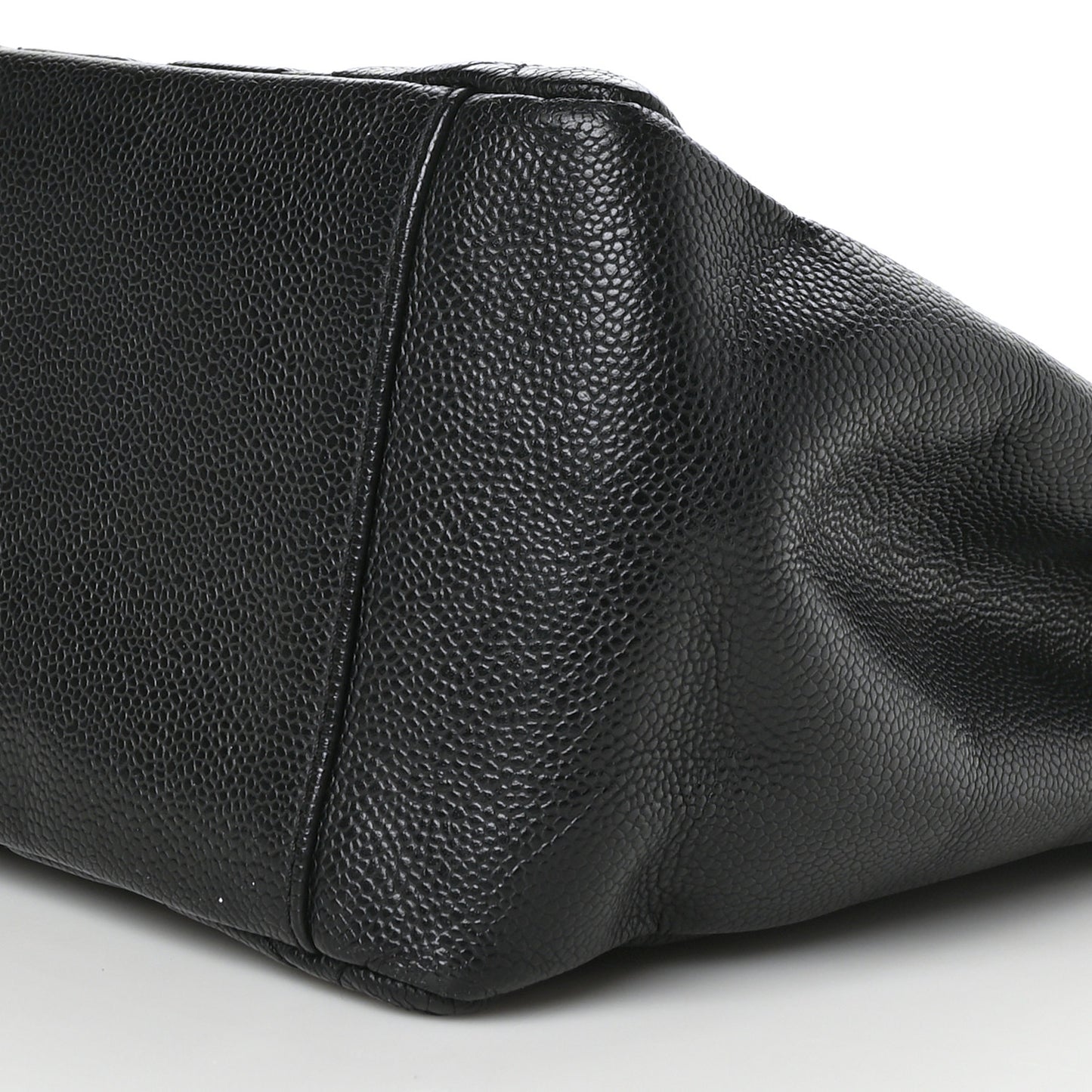Caviar Quilted Grand Shopping Tote GST Black