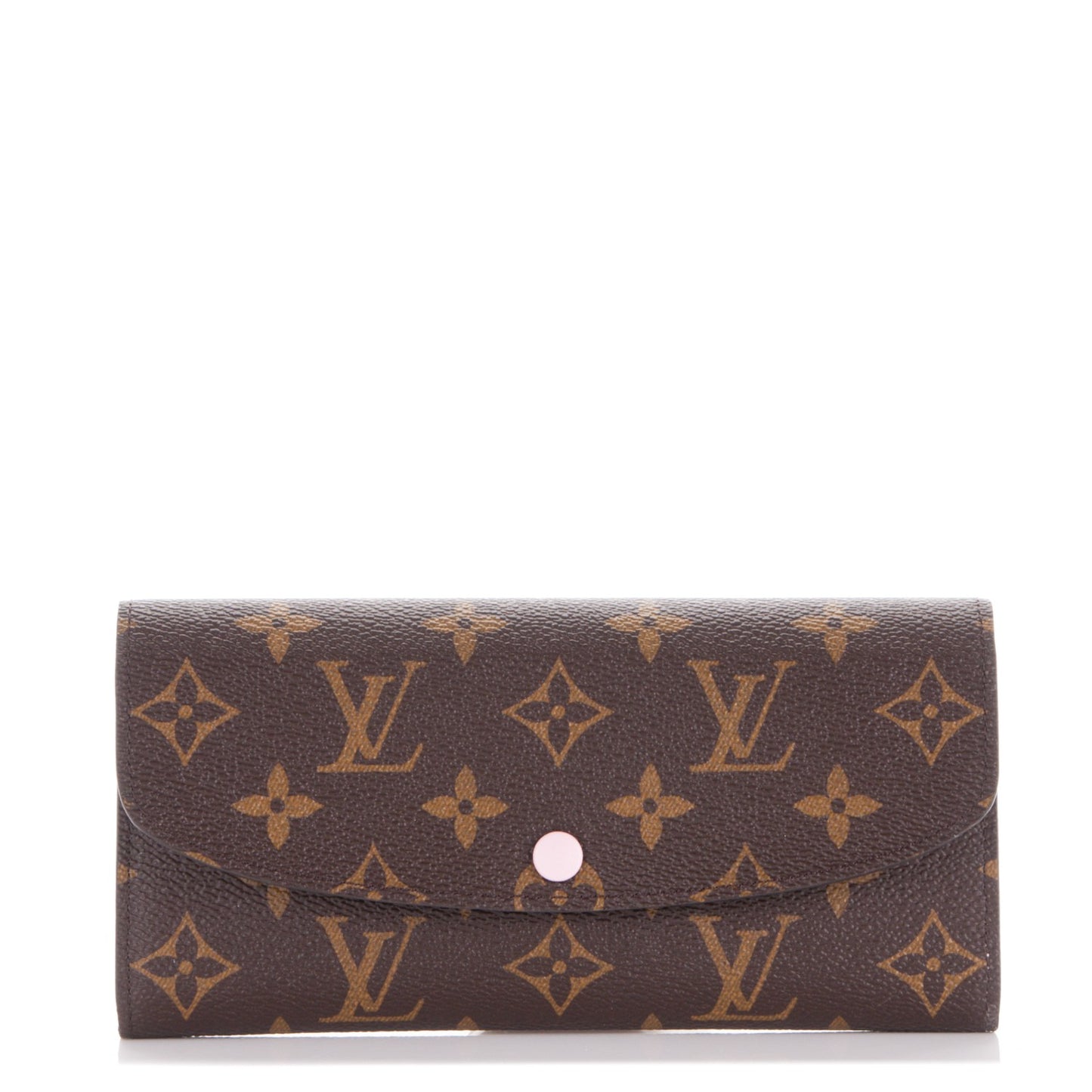 Monogram Emilie Wallet Rose Ballerine