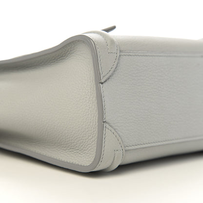 Celine Drummed Calfskin Nano Luggage Lune 8 of 11