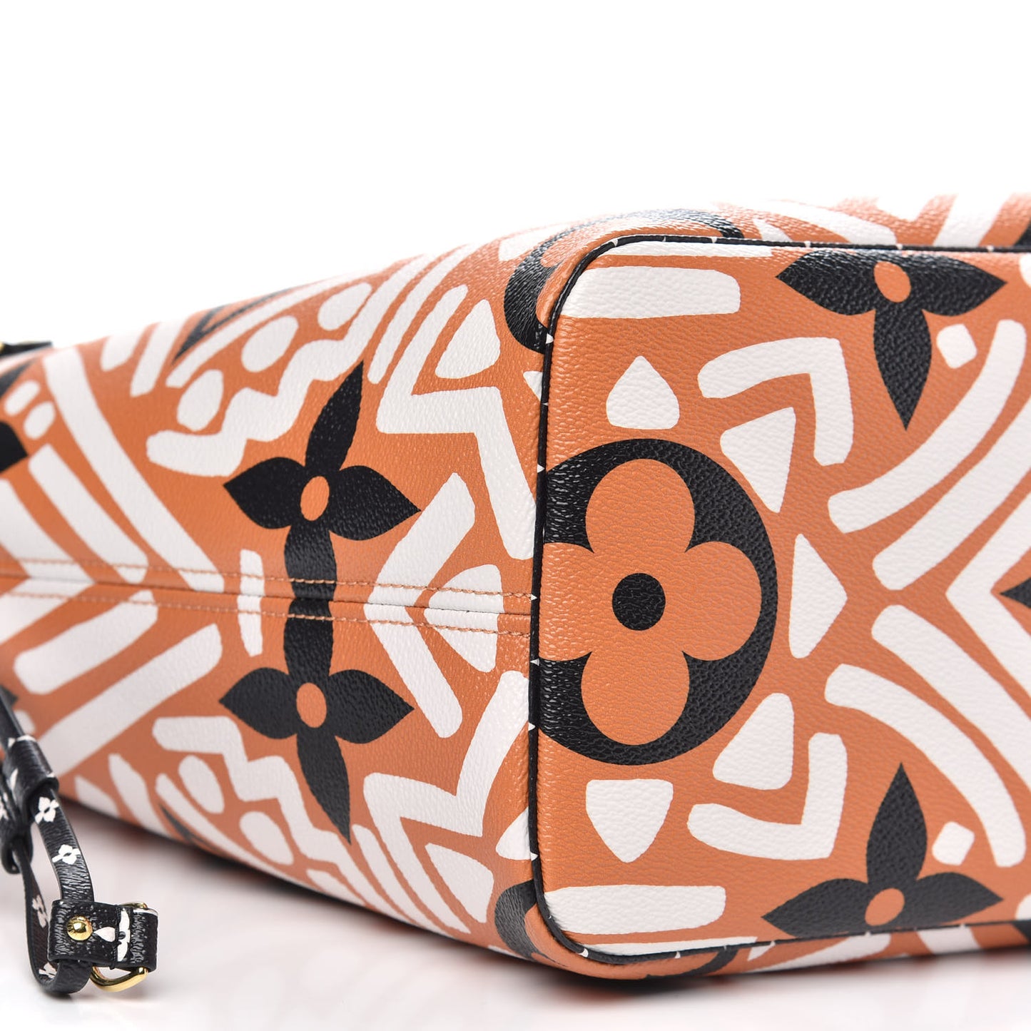 Monogram Giant Crafty Neverfull MM Creme Caramel