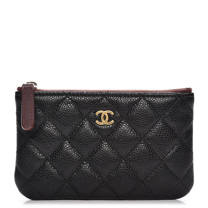 Chanel Caviar Quilted Small Cosmetic Case Black 1 of 7