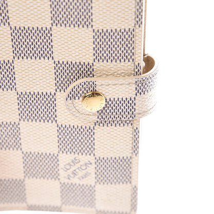 Louis Vuitton Damier Azur Small Ring Agenda Cover 9 of 12