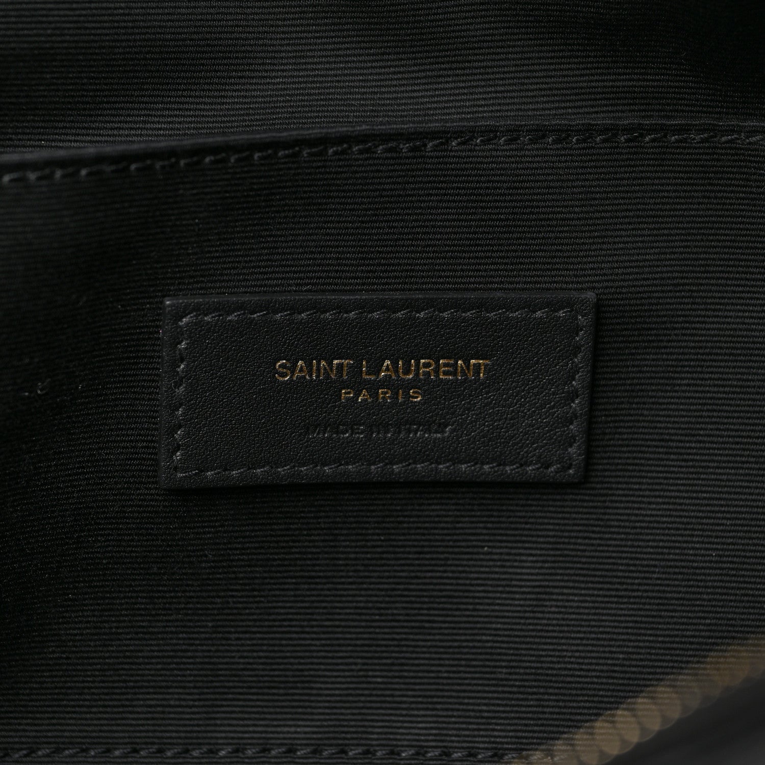 Saint Laurent Grain De Poudre Monogram Belt Bag Black 6 of 9