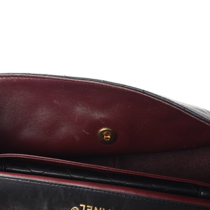 Chanel Lambskin Quilted Medium Single Flap Black 9 of 15