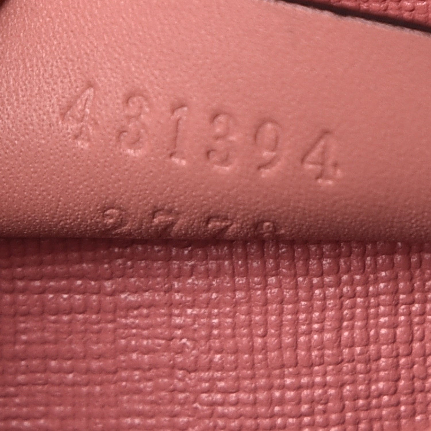 Gucci GG Supreme Monogram Embroidered Face Continental Wallet Pink 7 of 7