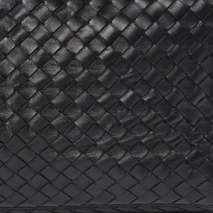Bottega Veneta Nappa Intrecciato Shoulder Bag Black 15 of 17