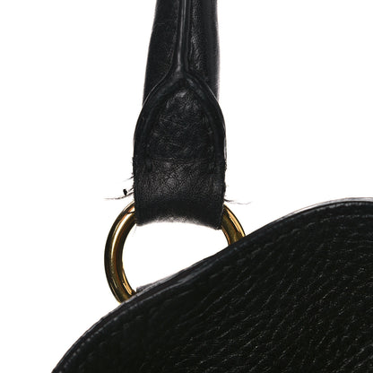 Prada Vitello Daino Side Pocket Tote Black 18 of 25