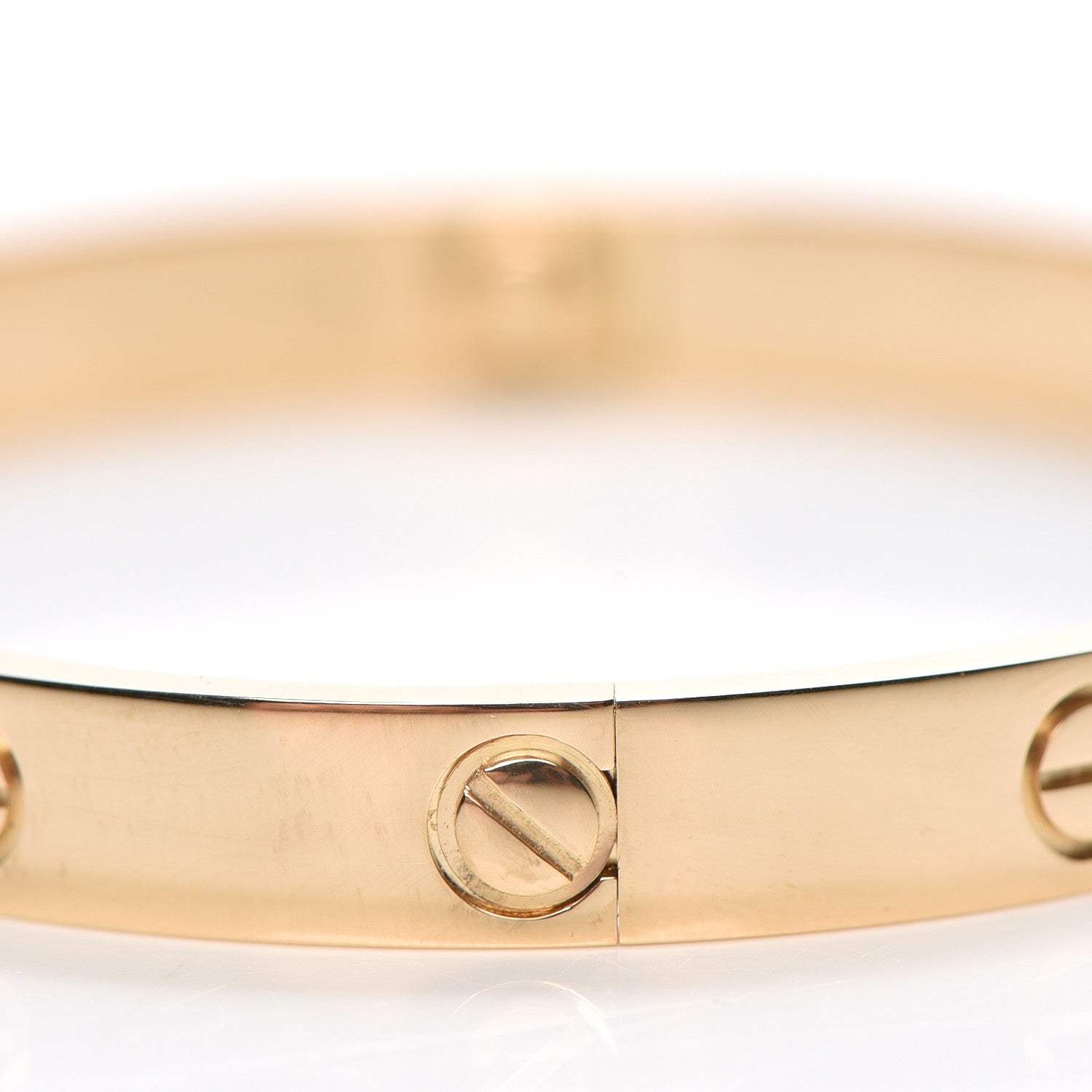 Cartier 18K Yellow Gold LOVE Bracelet 17 5 of 7
