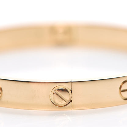 Cartier 18K Yellow Gold LOVE Bracelet 17 5 of 7