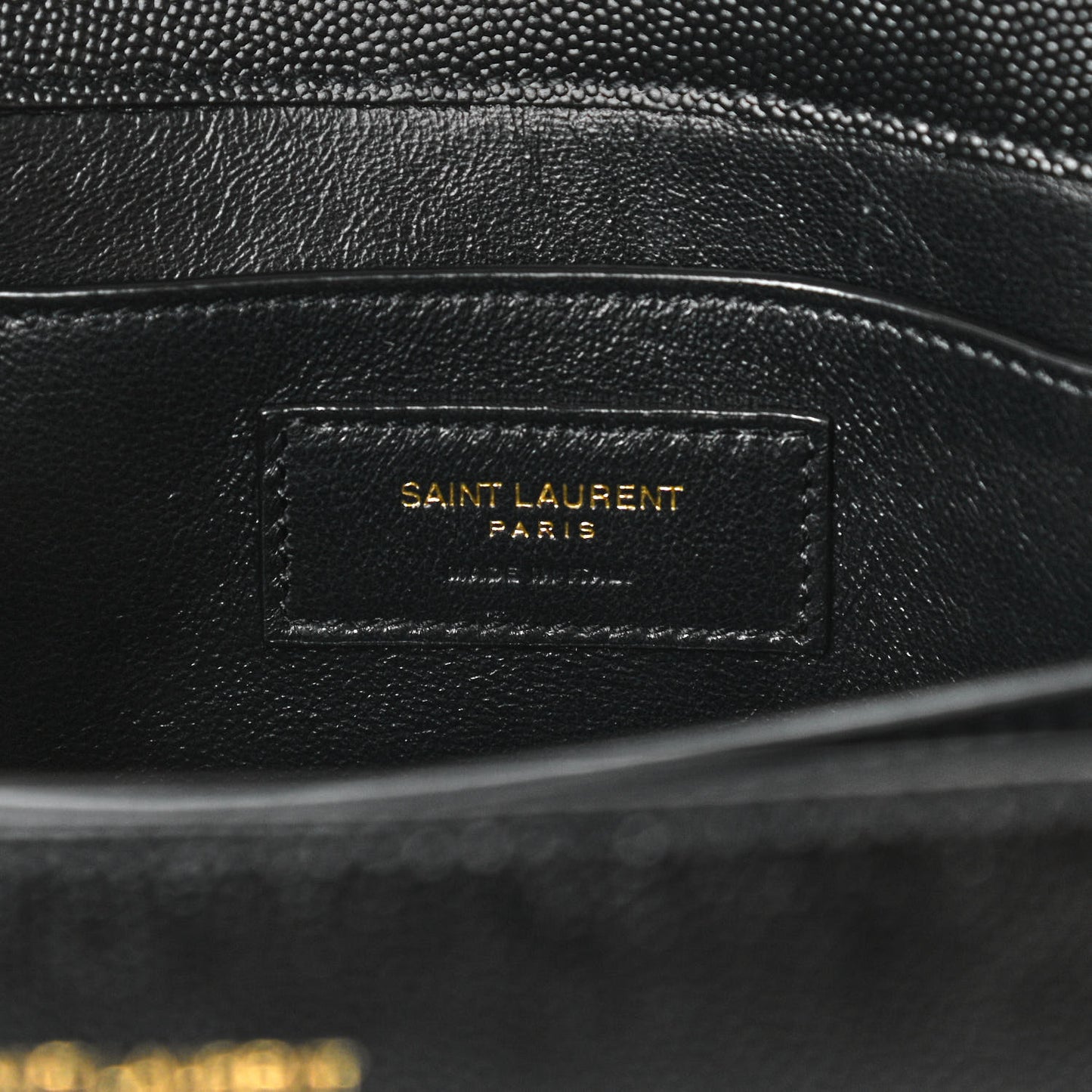 Grain de Poudre Medium Classic Monogram Cassandra Top Handle Black