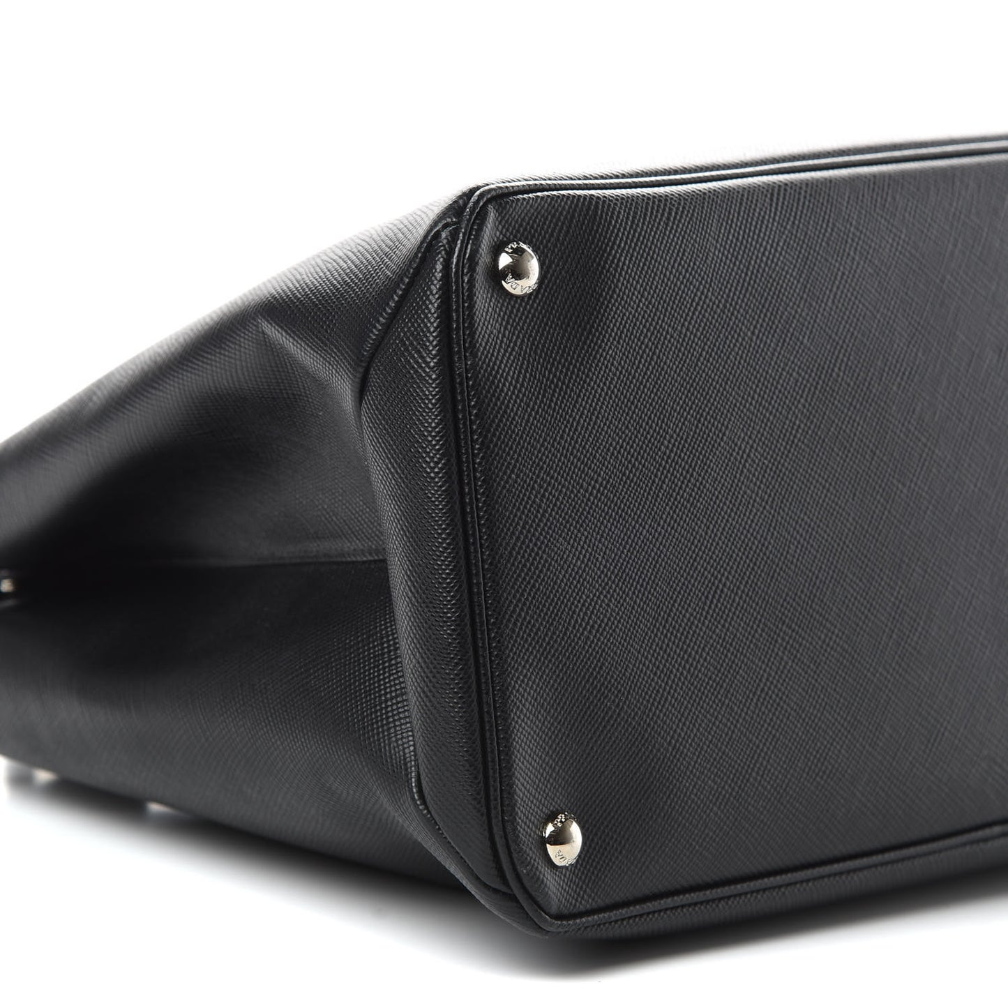 Saffiano Cuir Twin Tote Black