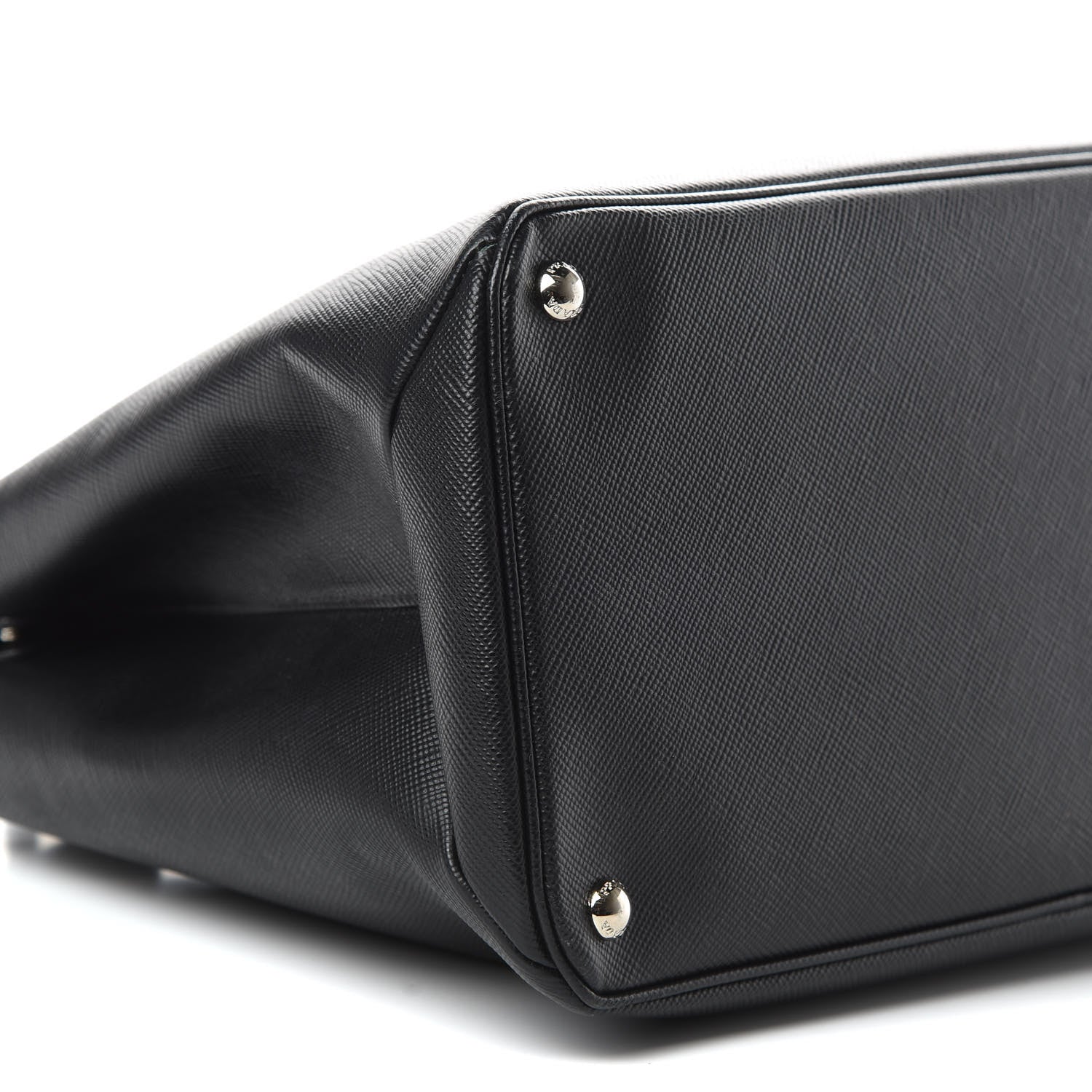 Prada Saffiano Cuir Twin Tote Black 10 of 12