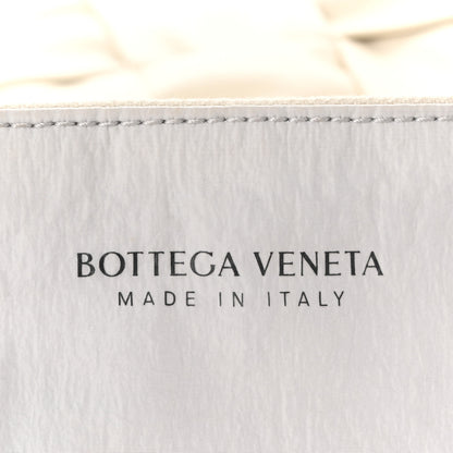 Bottega Veneta Paper Calfskin Intrecciato Stretch Cassette Shoulder Bag White 7 of 11