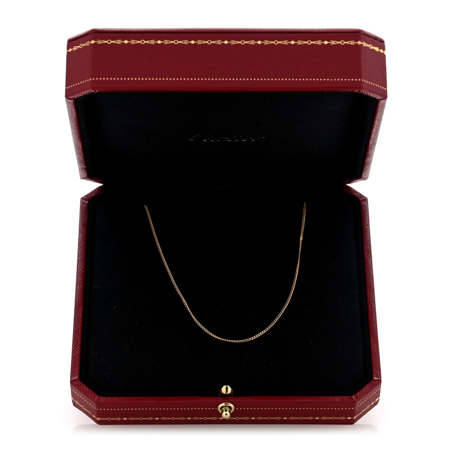 18K Yellow Gold Chain Necklace 19"