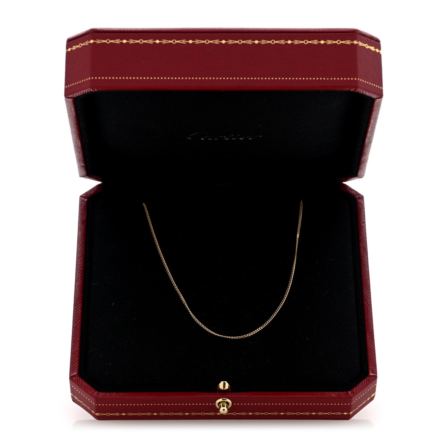 Cartier 18K Yellow Gold Chain Necklace 19" 5 of 5