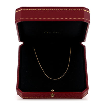 Cartier 18K Yellow Gold Chain Necklace 19" 5 of 5