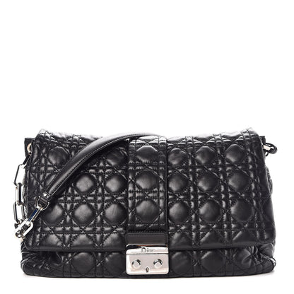 Christian Dior Lambskin Cannage Large New Lock Flap Black 1 of 7