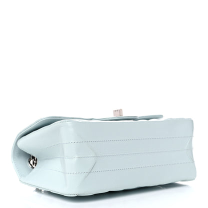 Chanel Aged Calfskin Chevron Quilted 2.55 Reissue Mini Flap Light Blue 4 of 11