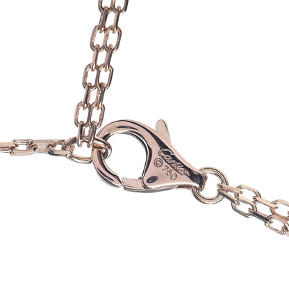 Cartier 18K Pink Gold 1 Diamond 1 Pink Sapphire LOVE Necklace 4 of 5