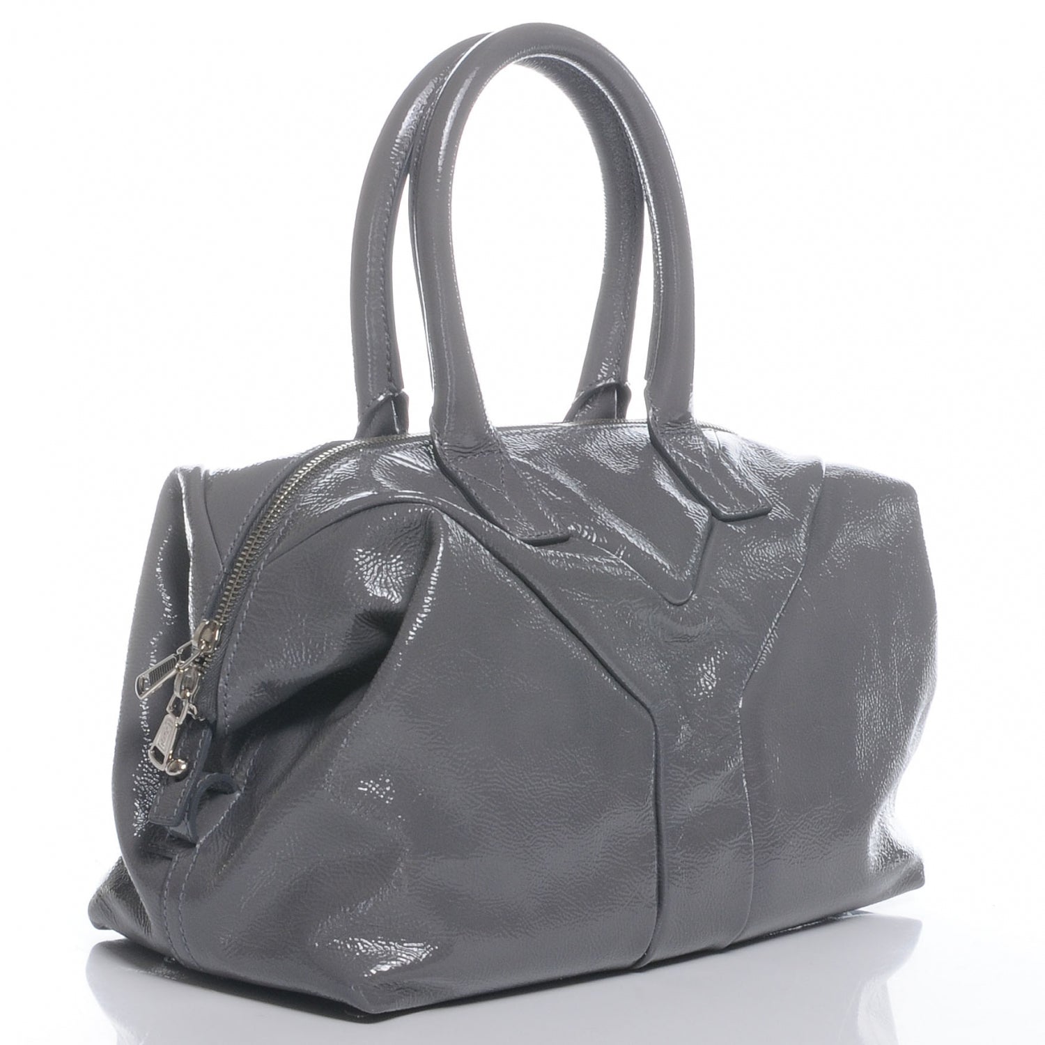 Saint Laurent Patent Small Easy Sac Grey 3 of 7