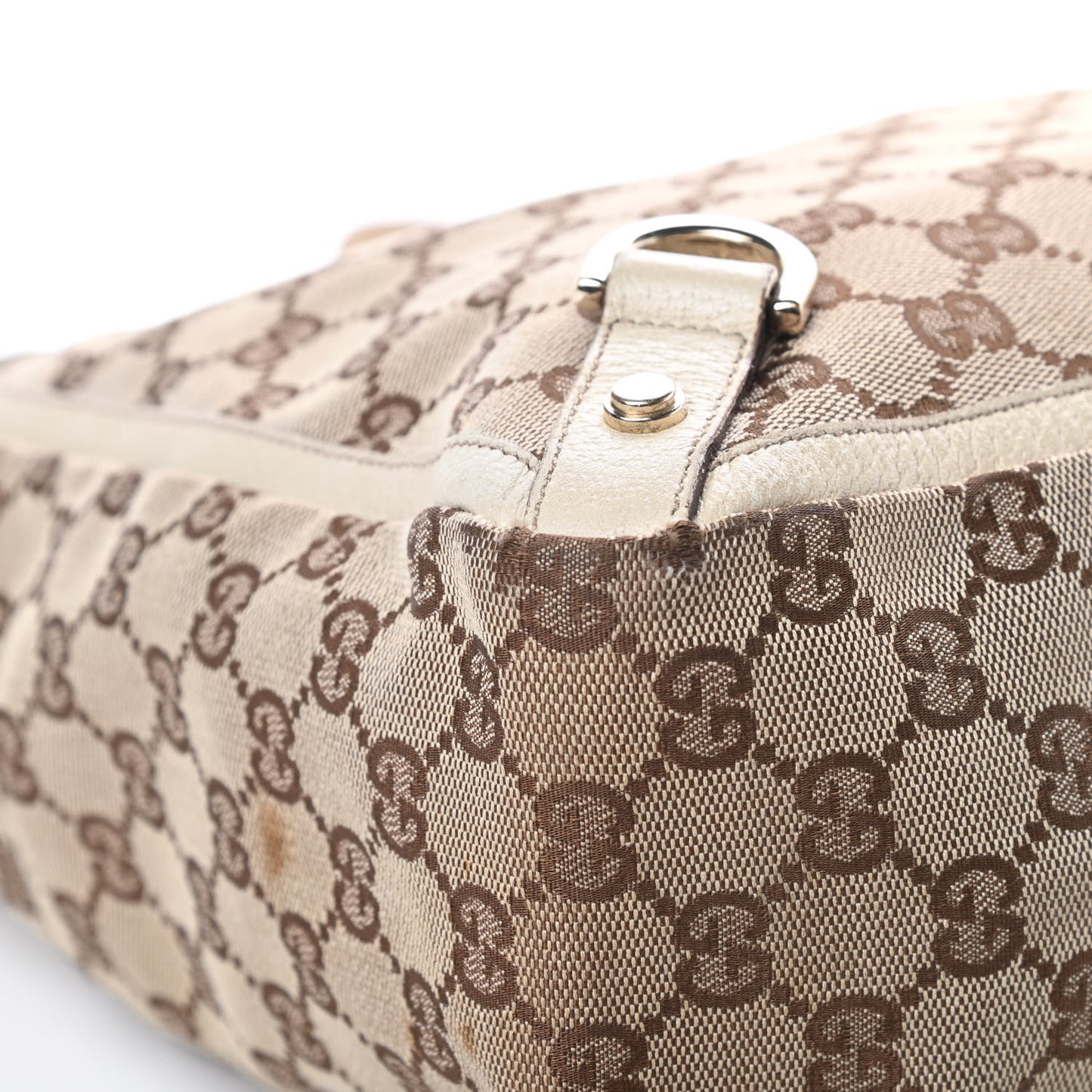 Monogram Large Abbey Tote Off White