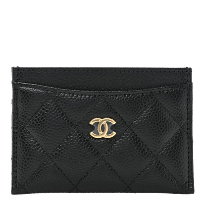 Chanel Caviar Quilted Card Holder Black 1 of 11