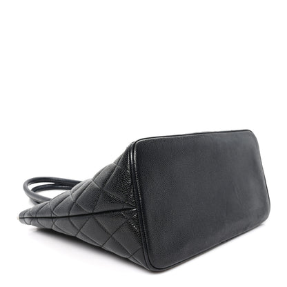 Chanel Caviar Quilted Medallion Tote Black 4 of 10