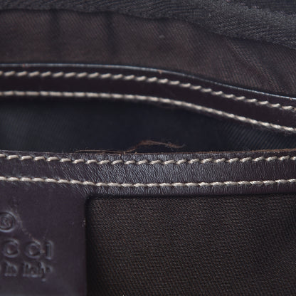 Gucci GG Plus Monogram Web Medium Joy Boston Dark Brown 8 of 17