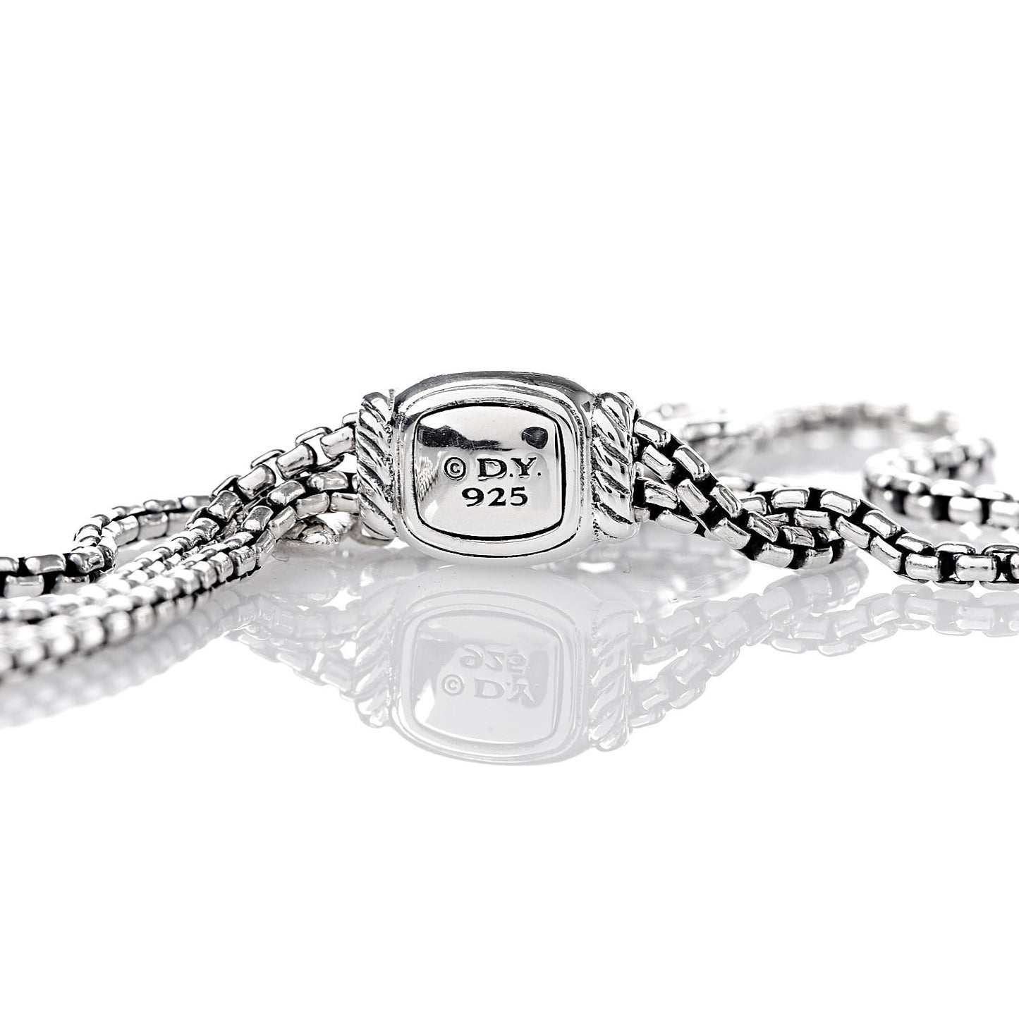 Sterling Silver Pink Sapphire Valentine Hearts Station Bracelet