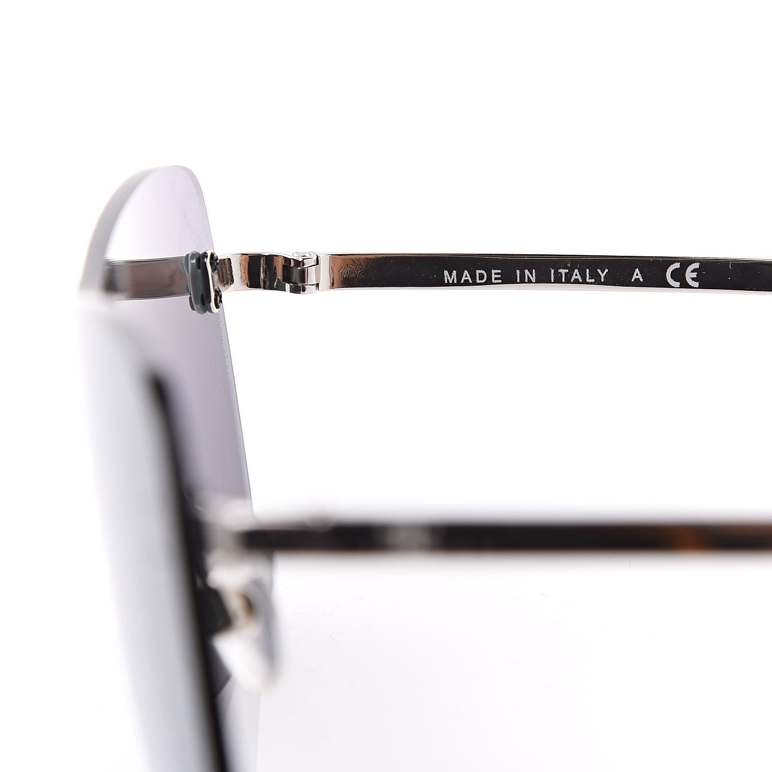 Chanel Shield Runway Sunglasses 4215 Silver Blue Mirror 5 of 7
