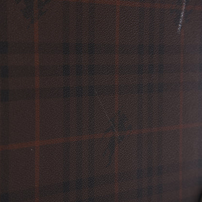 Burberry Smoked Haymarket Check Carry-On Suitcase Chocolate 7 of 15