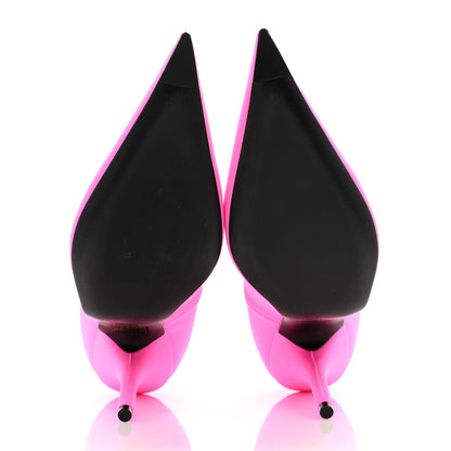 Balenciaga Spandex Knife Pointed 110mm Pumps 35 Fluo Pink 5 of 8
