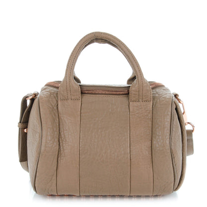 Alexander Wang Pebbled Lambskin Rockie Latte Rose Gold Hardware 1 of 16